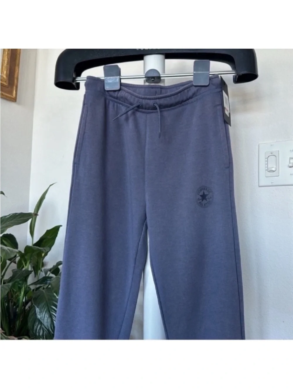 NWT Boys/Big Kids Converse All Star Jogger Sweatpants Sz L Steel